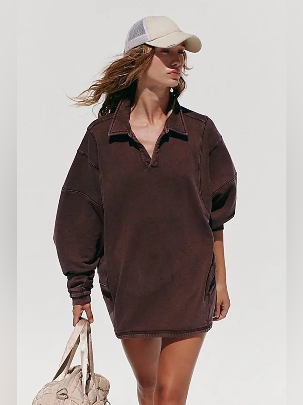 NWOT Free People Work It Out Pullover